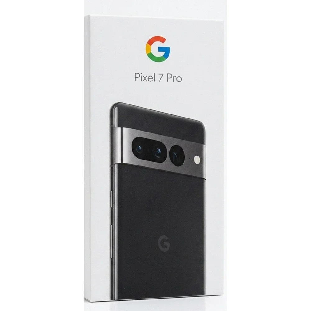 Google Pixel 7 Pro Verizon Phone, Crack on Case, Otterbox, 128MB, Working, READ